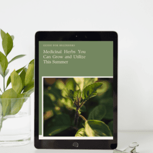 medicinal herbs you can grow and utilize this summer ebook- showcased on a ipad/ tablet
